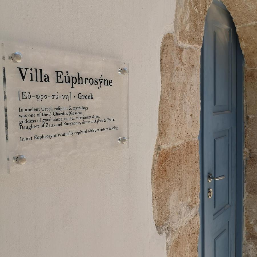 Villa Euphrosyne Líndos Exteriör bild