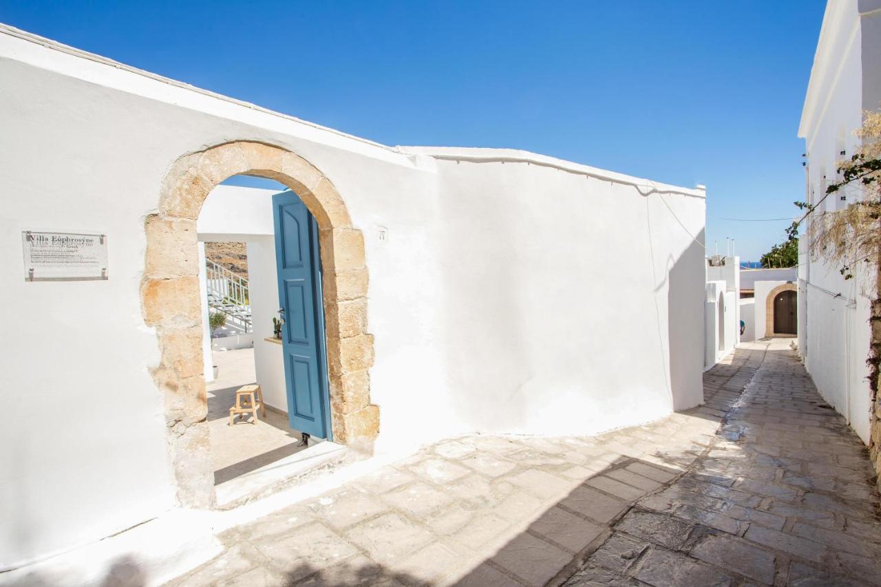 Villa Euphrosyne Líndos Exteriör bild