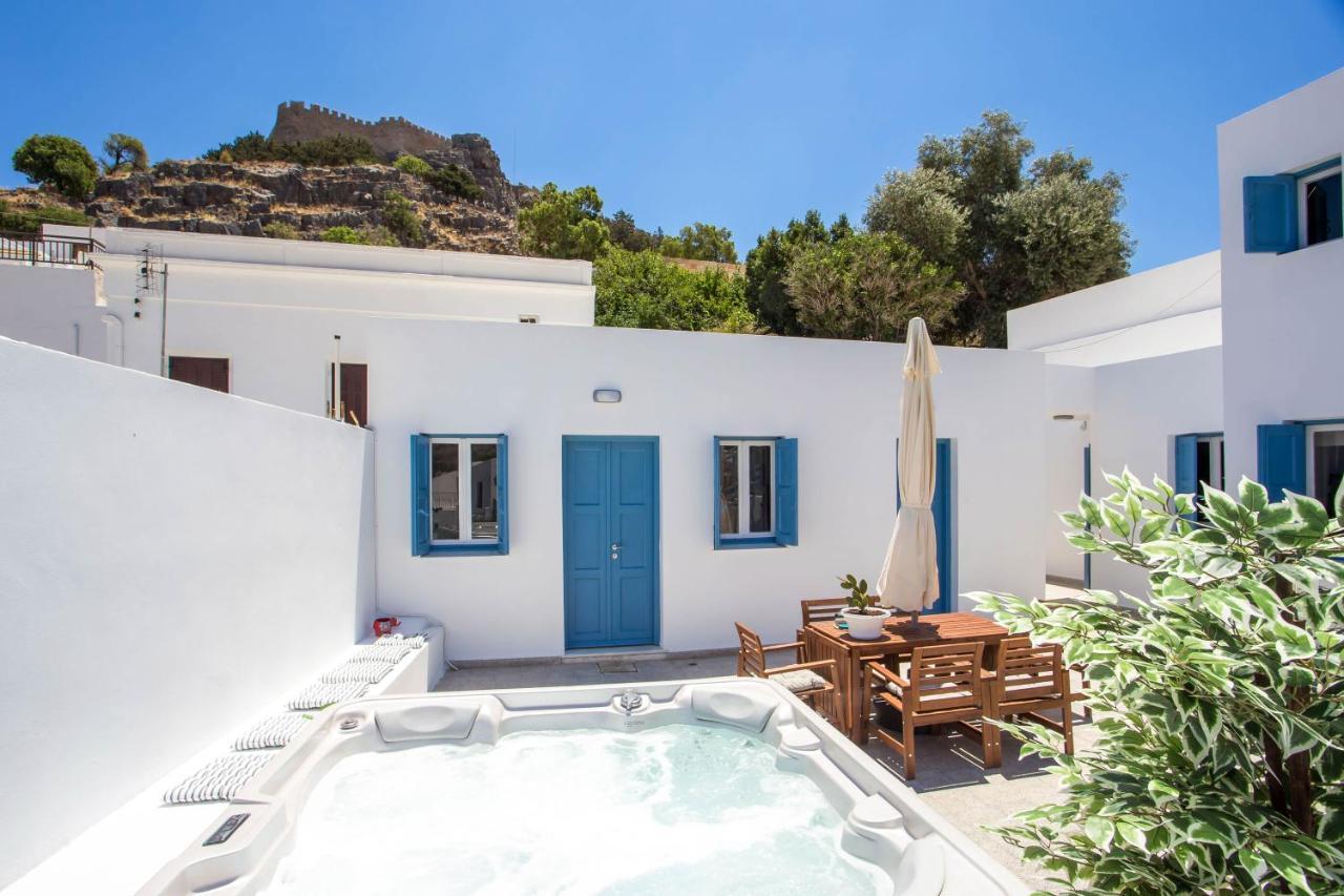 Villa Euphrosyne Líndos Exteriör bild
