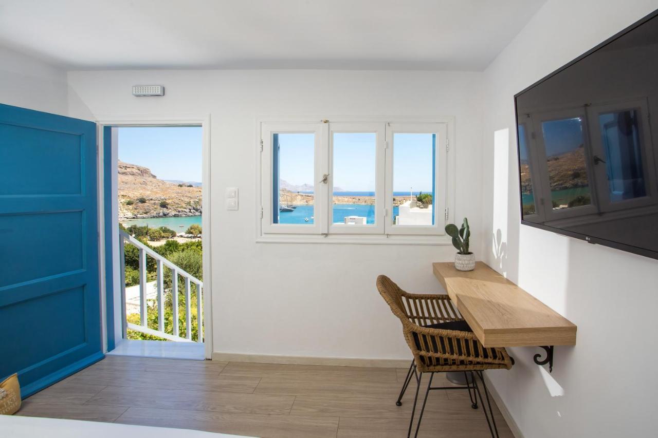 Villa Euphrosyne Líndos Exteriör bild