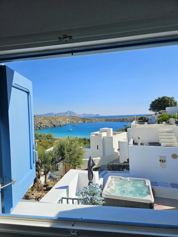 Villa Euphrosyne Líndos Exteriör bild