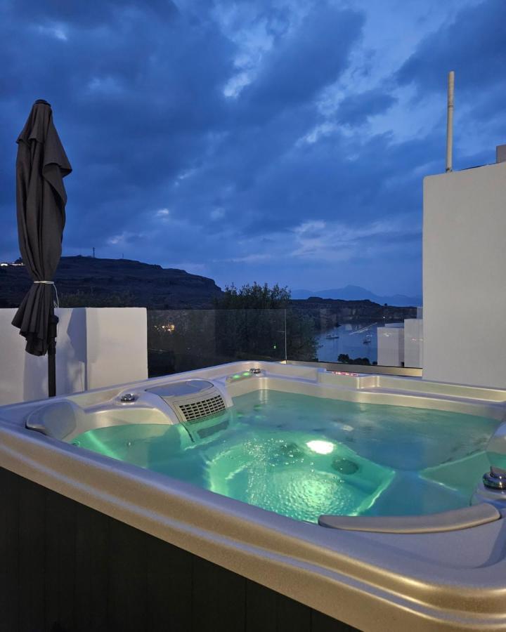 Villa Euphrosyne Líndos Exteriör bild