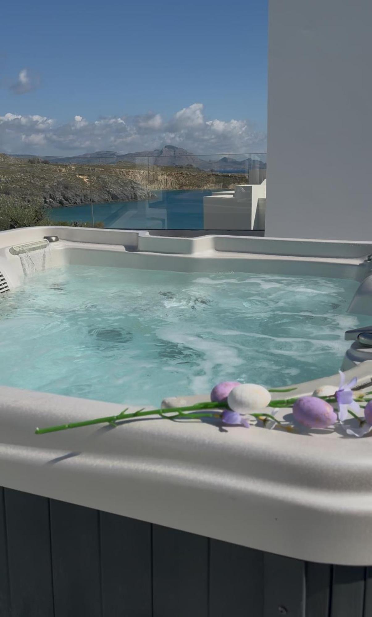 Villa Euphrosyne Líndos Exteriör bild