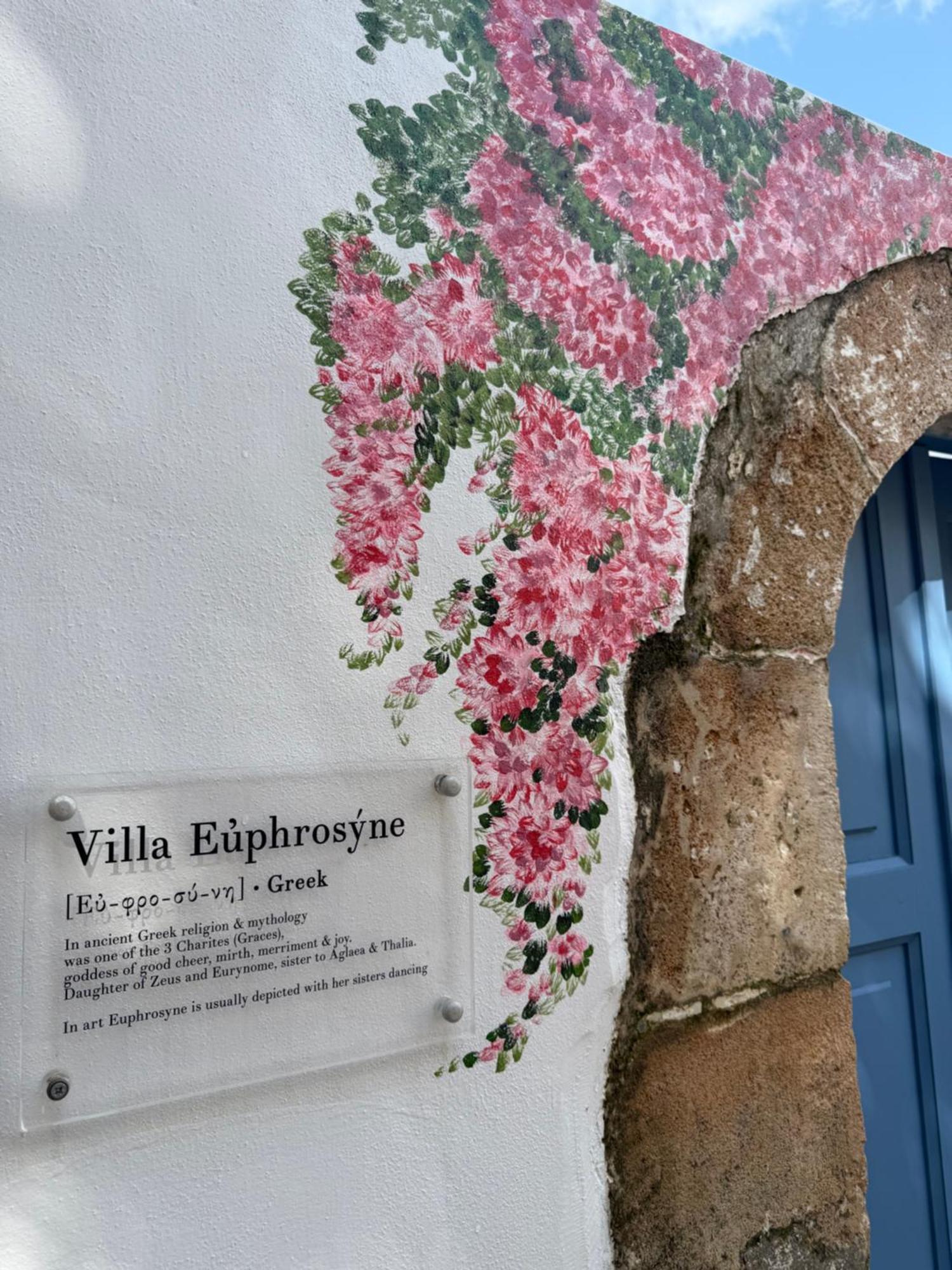Villa Euphrosyne Líndos Exteriör bild